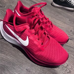 Nike Red Sneakers with White Accents